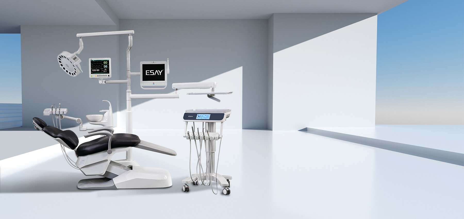 DENTAL UNIT, Digital Implant type Dental Unit, born for precision surgery use